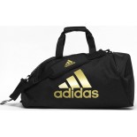 125S ADIDAS "2 IN 1" BAG (BLACK/GOLD)